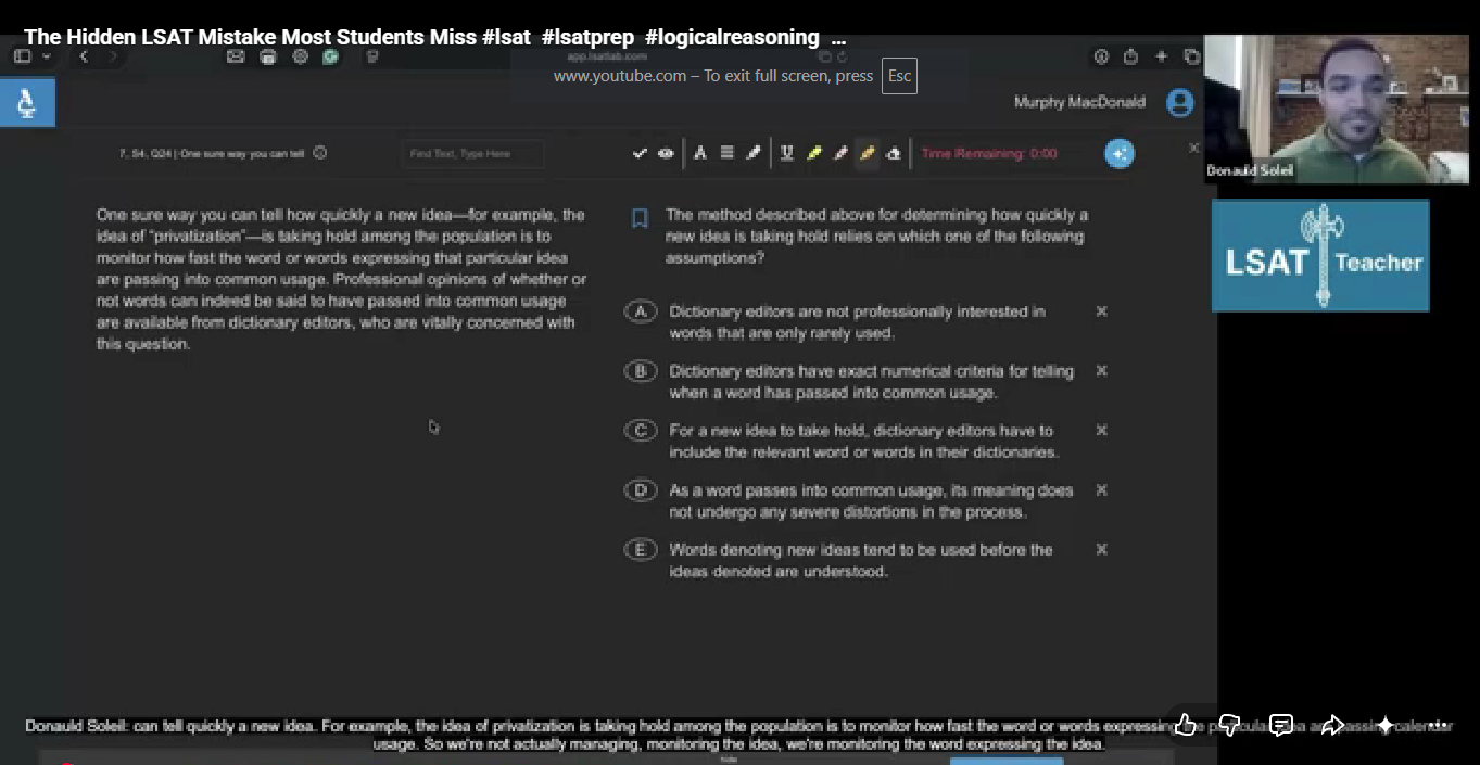 Why a Few LSAT Points Matter SO Much